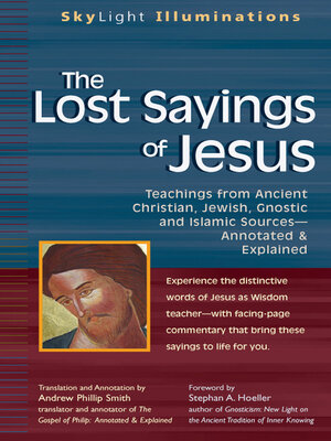 cover image of The Lost Sayings of Jesus